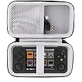 WERJIA Hard Carrying Case for RG35XX H /RG351MP/RG350M/ RG350P Handheld Retro Game Storage Suitcase (black)