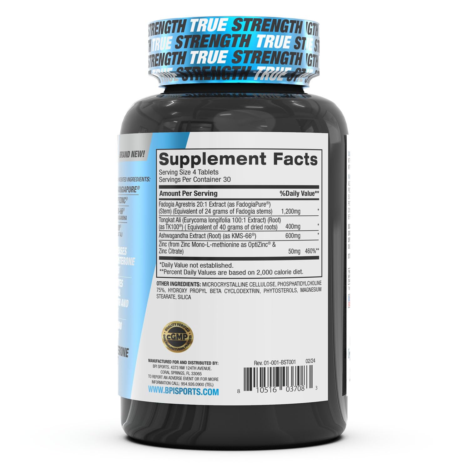 BPI Sports Best Test - Testosterone Booster for Men - Muscle Recovery & Metabolism Support, Natural Testosterone Supplement for Men, Improves Stamina, Energy & Performance - 30 Servings
