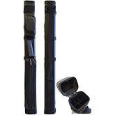 HAN'S DELTA 2x3 Hard Billiard Case 2Butts 3Shafts Carry Pool Cue Stick - Cue Case