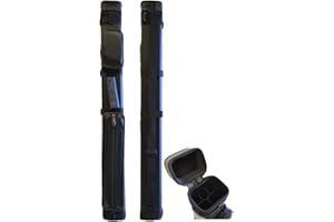 2x3 Hard Billiard Case 2Butts 3Shafts Carry Pool Cue Stick - Cue Case