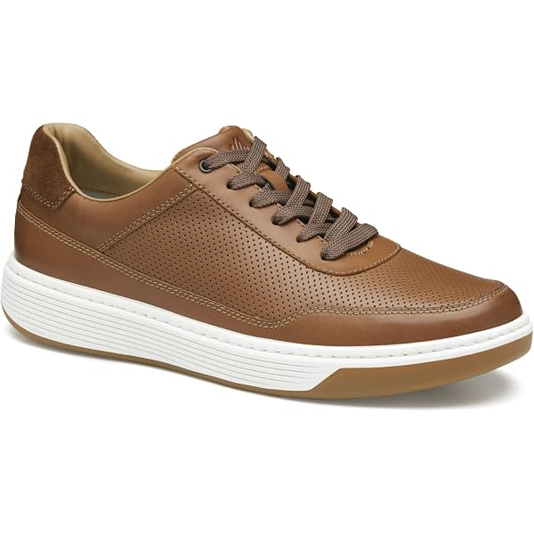 NEW JOHNSTON & MURPHY men\'s daxton u throat shoe in tan full grain Amazon.com | Johnston & Murphy Men main image 3