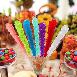 36 Extra Large Assorted Rock Candy Sticks: Espeez