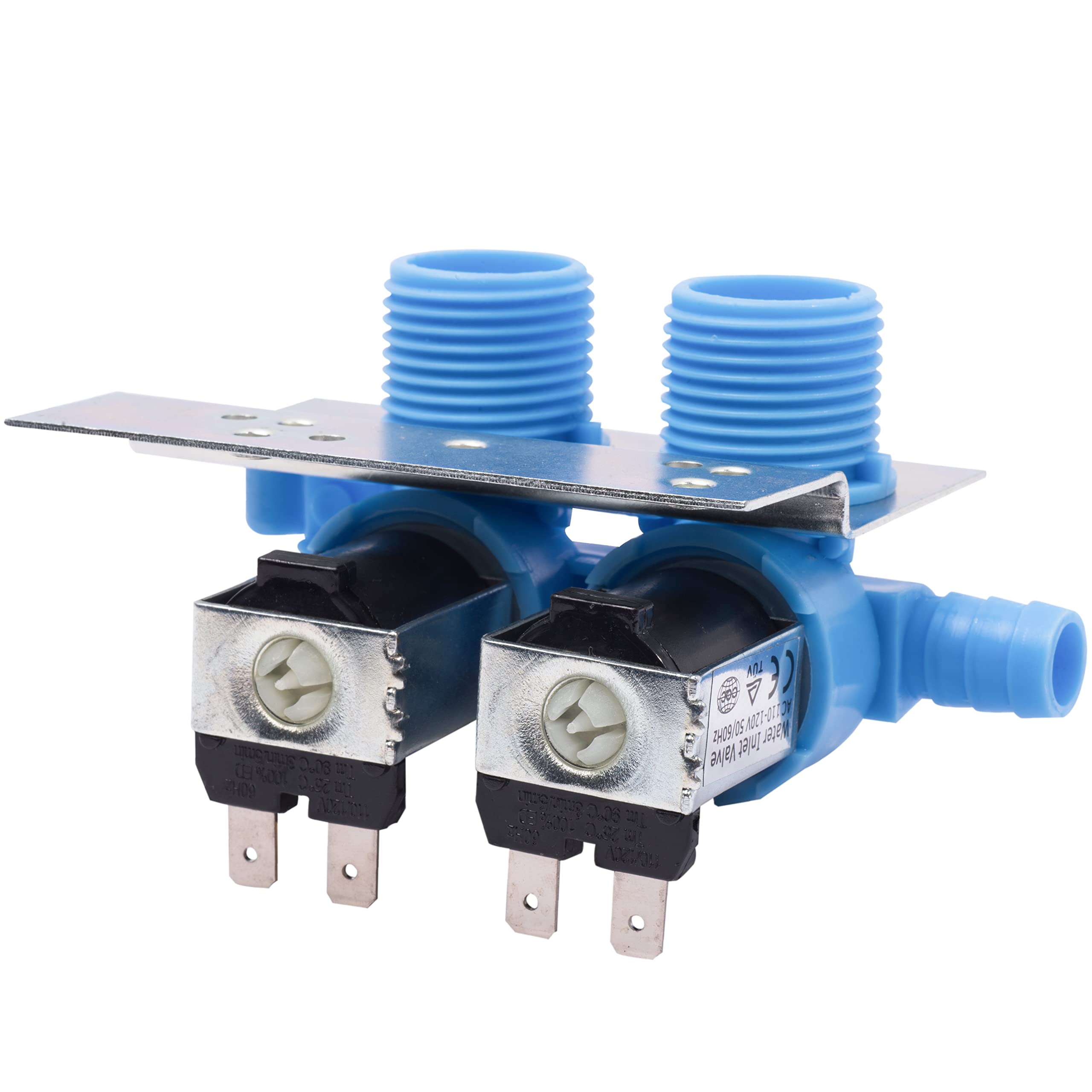 Photo 1 of [2025 Upgraded] BlueStars 285805 Washer Water Inlet Valve with Mounting Bracket - Fit Whirlpool Kenmore Kitchen Aid - Replaces 292197 3349451 3354565 AP3094541 KAWS850JQ4 LSQ8243HQ0 7MLSC9545JQ2