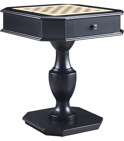 Amazon.com: Acme Bishop Game Table in Black : Home & Kitchen