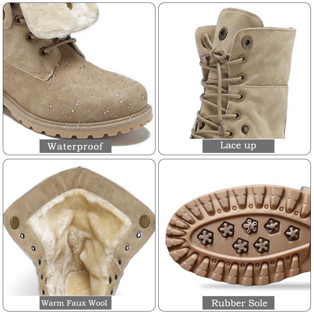 low heel winter boots