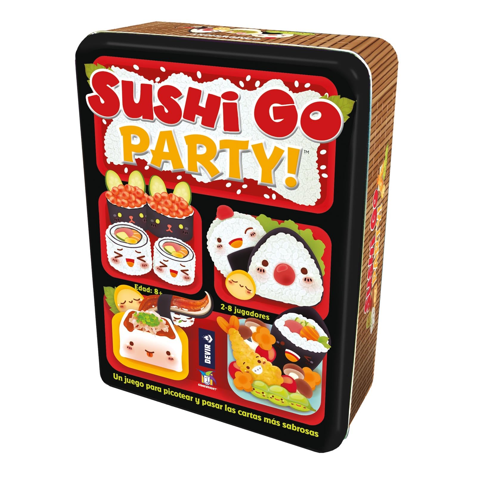 Devir - Sushi Go Party Board Game with Friends Party 8 Years Expanded Edition Sushi Go Game (BGSGPARTY)