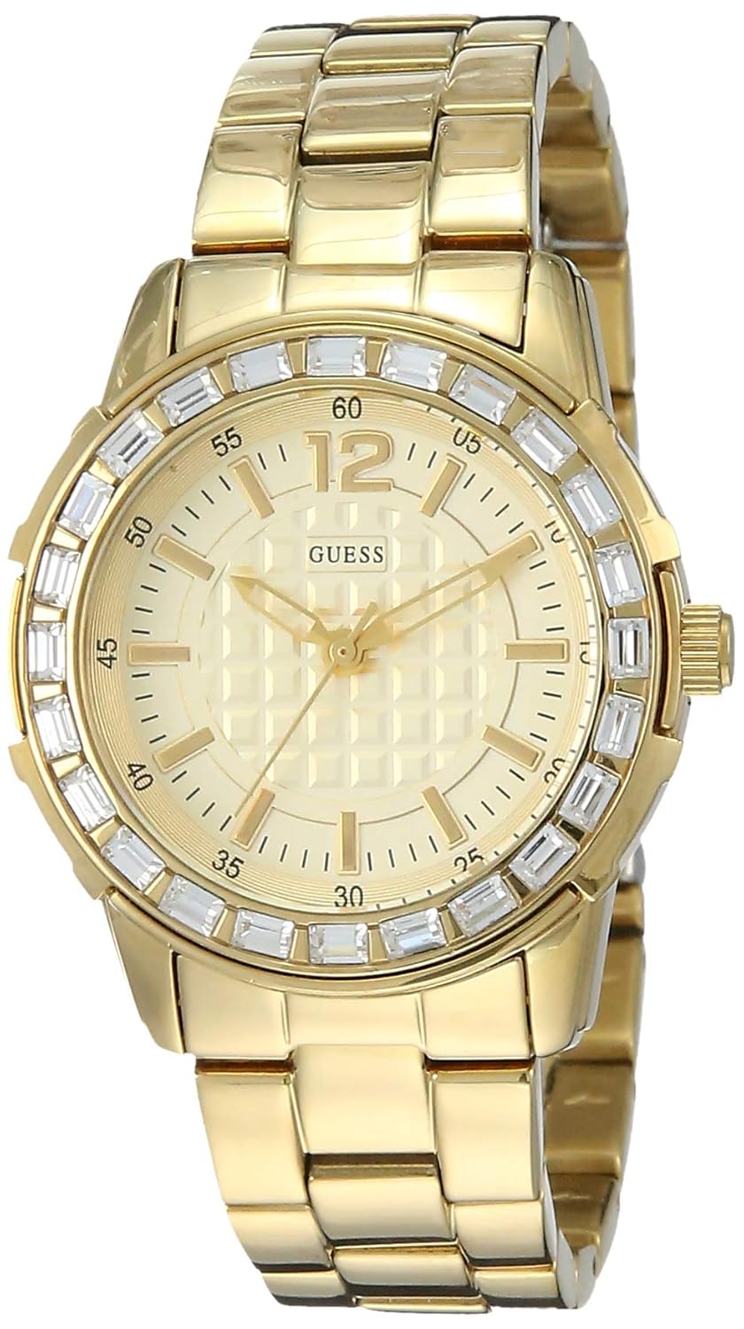 Buy GUESS Analog Gold Dial Women's Watch W0018L2 at Amazon.in