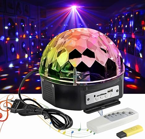Led Discolampe Partyleuchte Rgb Lichteffekt Disco Buhnenbeleuchtung Party Licht Discolichteffekte Lampe Projektor Licht Deko Furr Dj Show Ktv Bar Buhne Xmas Party Festival Deko Amazon De Musikinstrumente