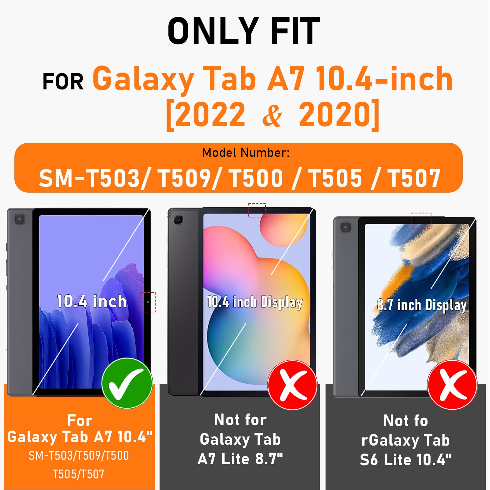 Varohix Case for Samsung Galaxy Tab A7 10.4-Inch