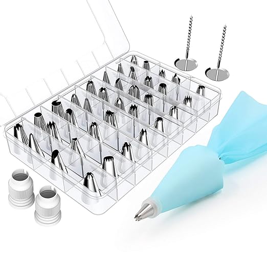 ZJW 41 Piezas Juego de Herramientas de decoración de Pasteles ...