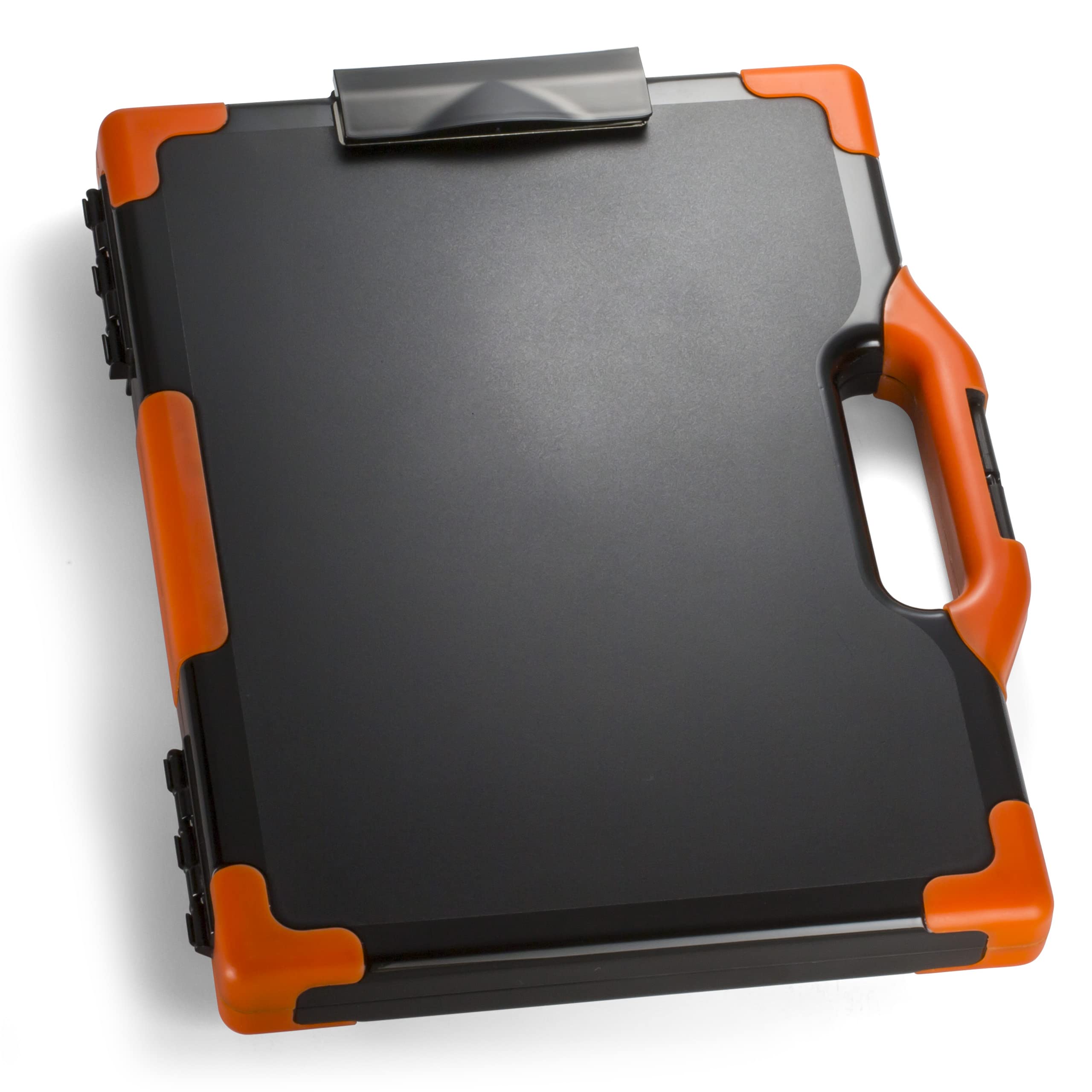 Photo 1 of Officemate Carryall Clipboard Storage Box, Letter/Legal Size, Black and Orange (83326)