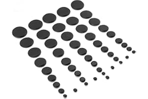 Red Hound Auto 50 Piece Flush Mount Black Hole Plug Assortment for Auto Body and Sheet Metal Assorted Sizes for 1/4, 3/8, 1/2, 3/4, 1, 1-1/4, 1-1/2, 1-3/4 and 2 Inch Holes