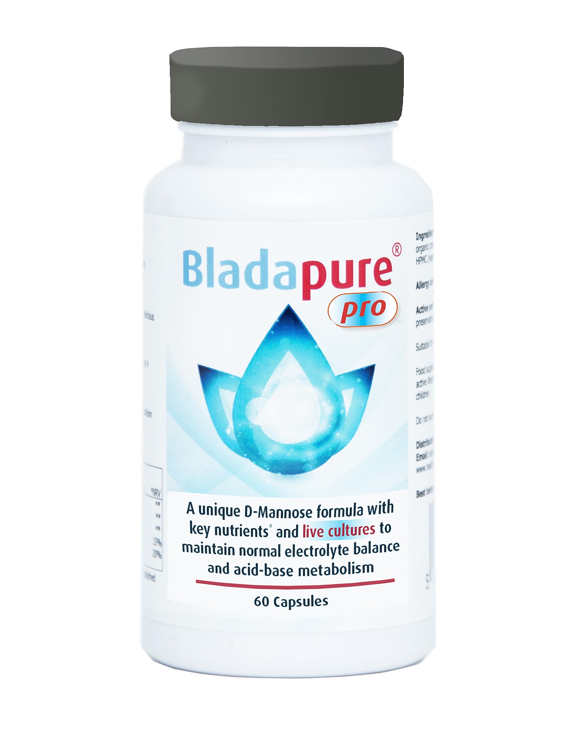 Bladapure Pro 60 Capsules, Includes Live Cultures