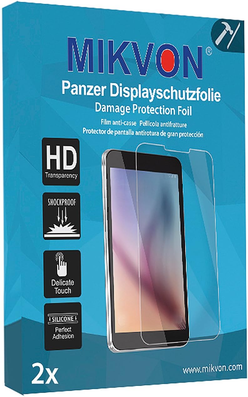 2X Mikvon Armor Screen Protector for OBI SF1 Screen Fracture Protection Film - Retail Package with Accessories