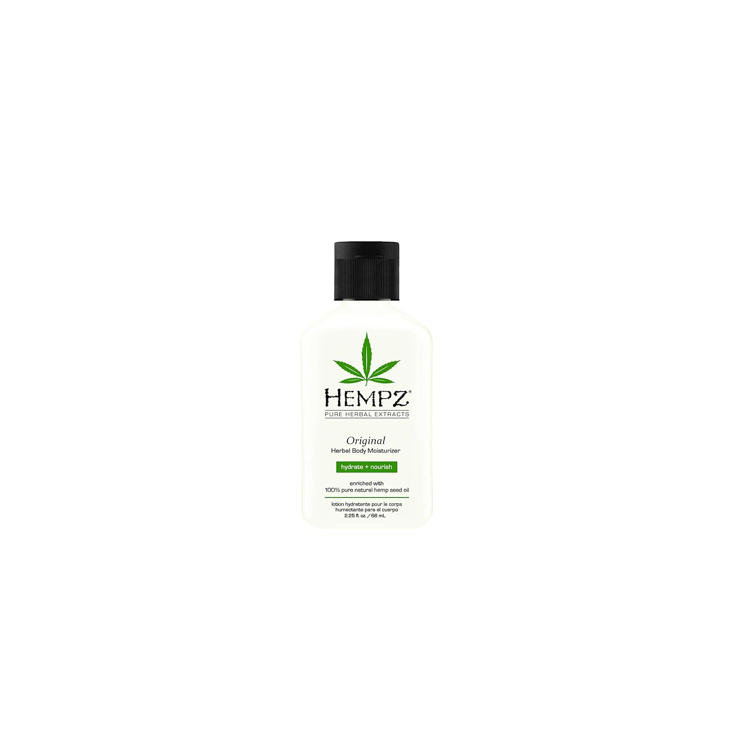 Original, Natural Hemp Seed Oil Body Moisturizer with Shea Butter and Ginseng, 17 Fl Oz: Beauty