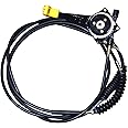 Universal Throttle Cable, JCB Backhoe Excavator Accelerator Cable Replacement Part for JCB Universal Throttle Cable KIT 1400B 1600B 1700B 214 215 216 217 3C 3CX 3D 3DX 4C 4CN and 4CX