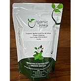 Organic Way Nettle Leaf Cut & Sifted (Urtica dioica) - Herbal Tea - European Wild-Harvest | Organic & Kosher Certified | Vegan, Non GMO & Gluten Free | Origin - Albania (4 Ounce Pack)