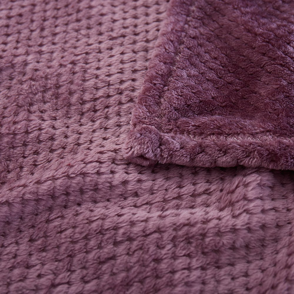 MYLUNE HOME Flannel Blanket Throws Quilt for Bedroom Living Rooms Sofa Full/Queen/King Size