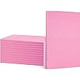 Frienda 12 Pcs Insulation Foam Board Insulation Foam Board Bulk XPS Foam Sheet Insulation Panel for DIY Crafts Sculpture Modeling Floral Arrangements School Home Office Art (Pink,15" X 7.5" X 1/2")