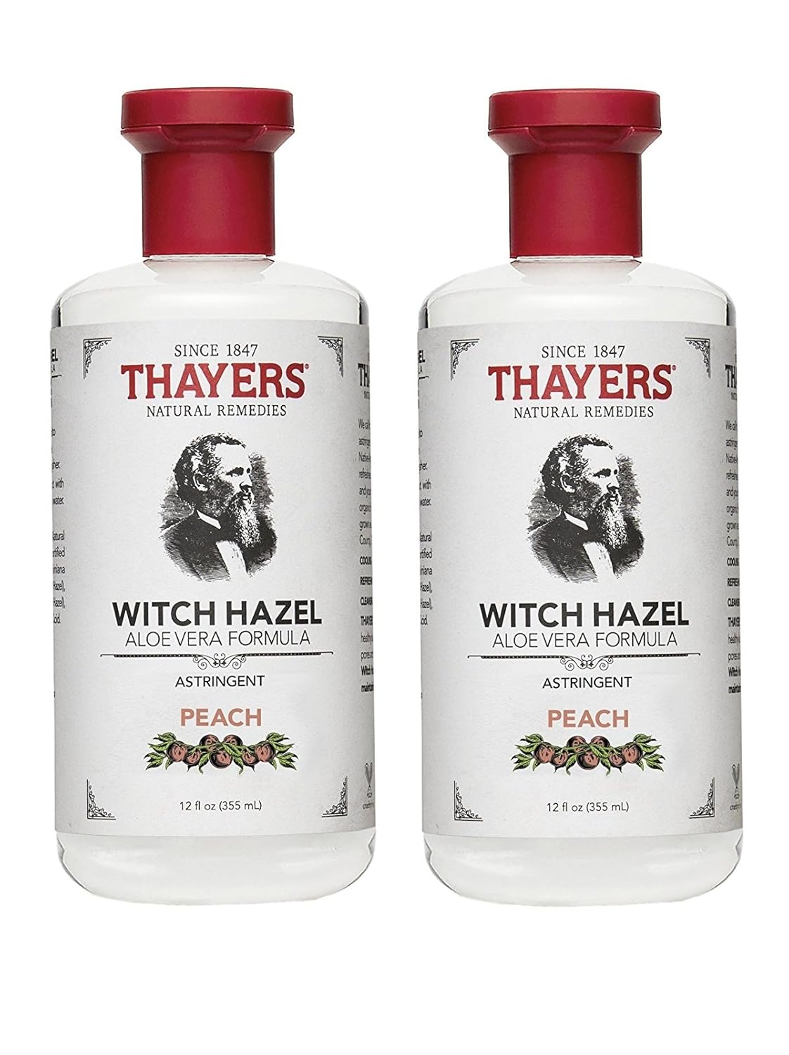 Buy Thayers Witch Hazel Peach Astringent With Aloe Vera 12 Oz 2