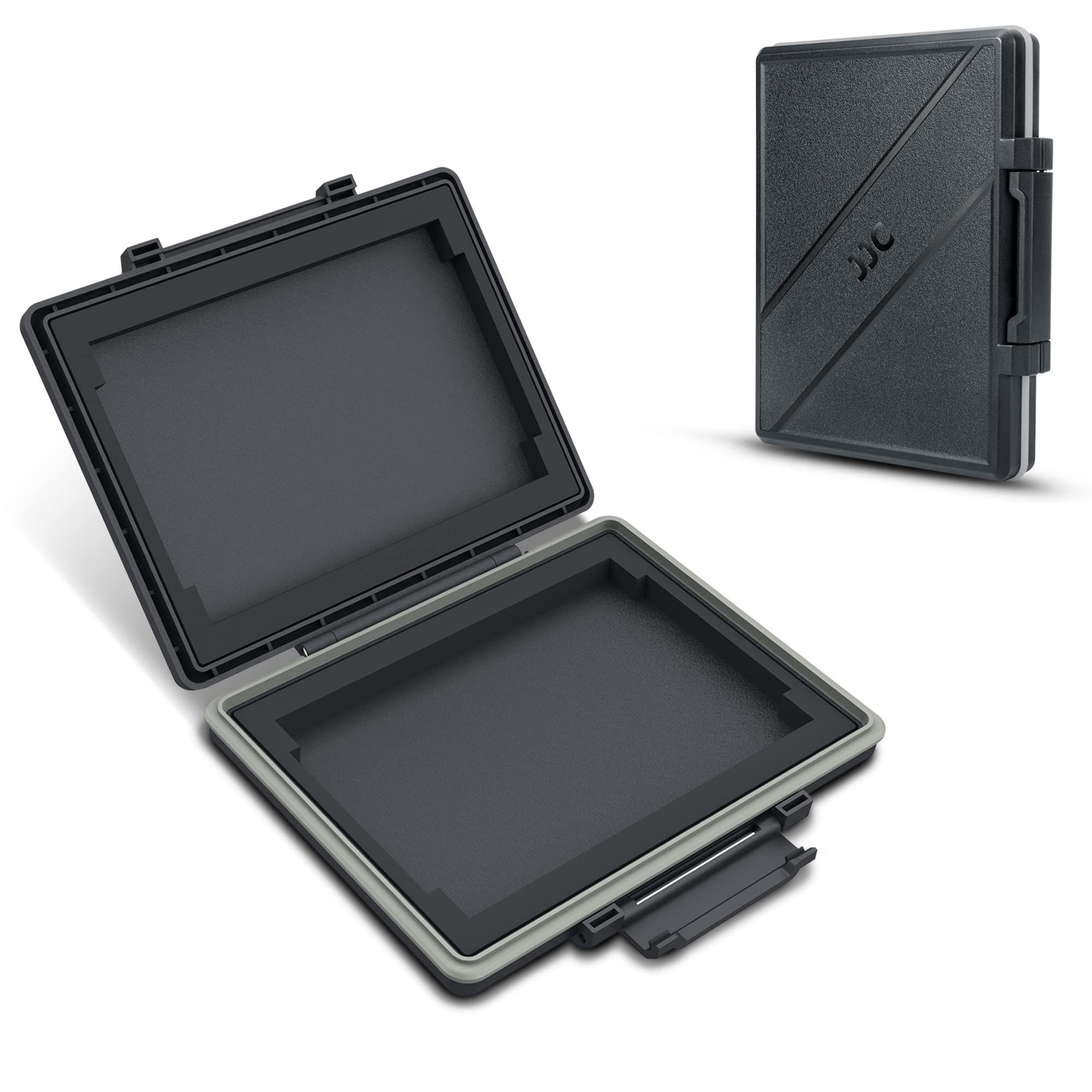 JJC Portable SSD Protective Case Storage Box Water-Resistant for 2.5 Inch Internal Solid State Drive