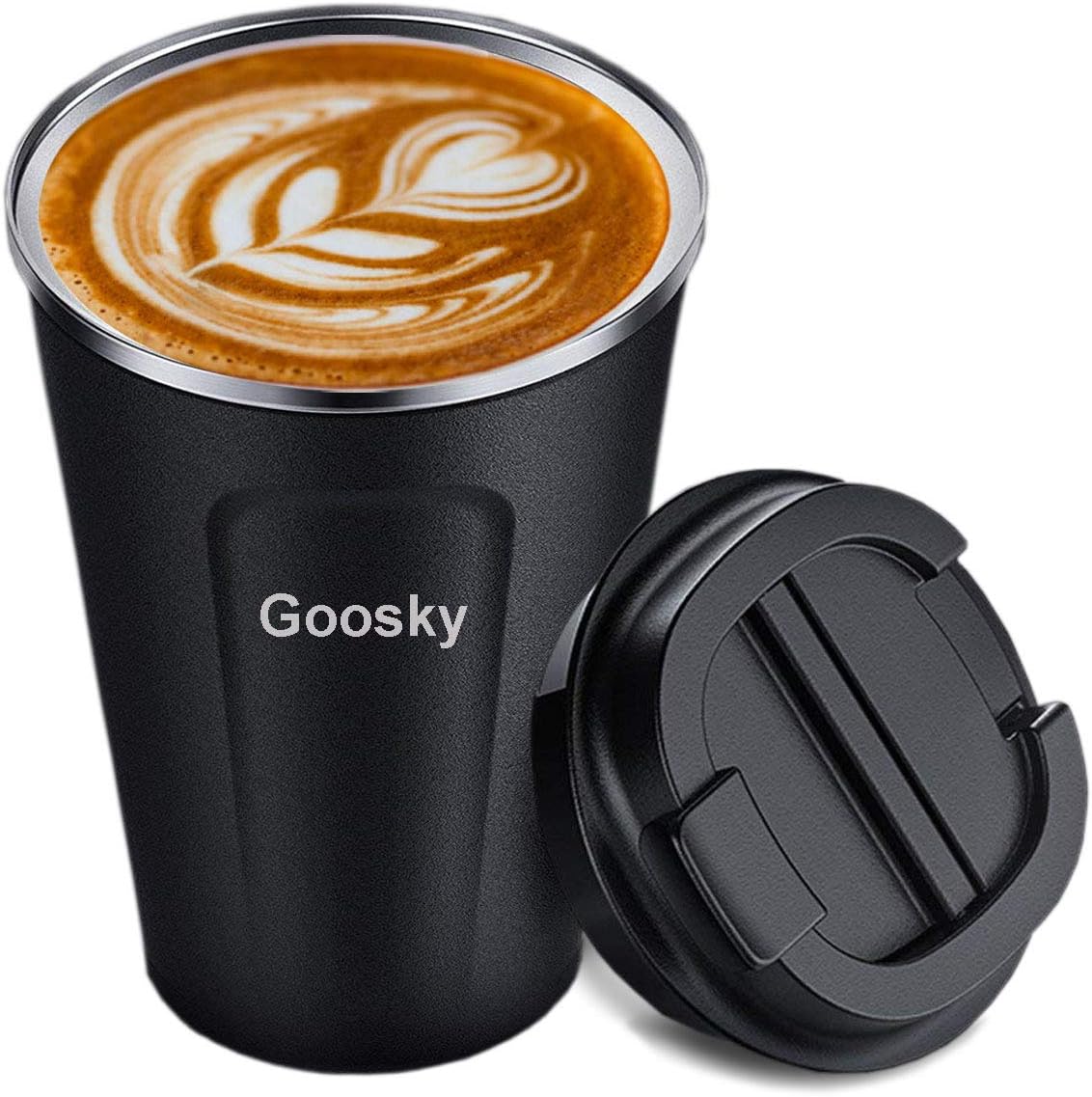 Reusable Coffee Cup Mug, Insulated Travel Mug Cup Vacuum Insulation