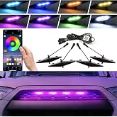 BreTrewri RGB Led Grill Lights for 2014-2019 Toyota 4runner Raptor Light | Trd Pro SR5 Off-Road Limited Grille Grills Light, Raptor Lights for 4Runner TRD Pro 2020 2021 2022 2023 2024