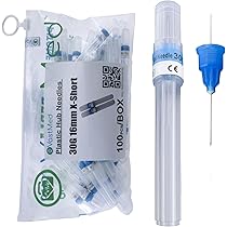 Needles ナロー Amazon.com: 100 PCs Dental Grade Plastic Hub Needles 30G X