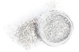 SLICE OF THE MOON Maximum White Mica Powder | Skin Safe, Fine Pigment Powder for Epoxy Resin, Body Butter, Lip Gloss, Candle Color Dye, Soap Colorant & Slime Pigment Dust — 0.42oz (12g)