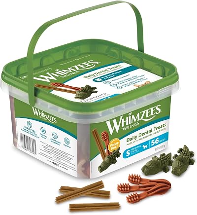 WHIMZEES Variety Box Dental S 56 Pieces Small Breed Dog Chews