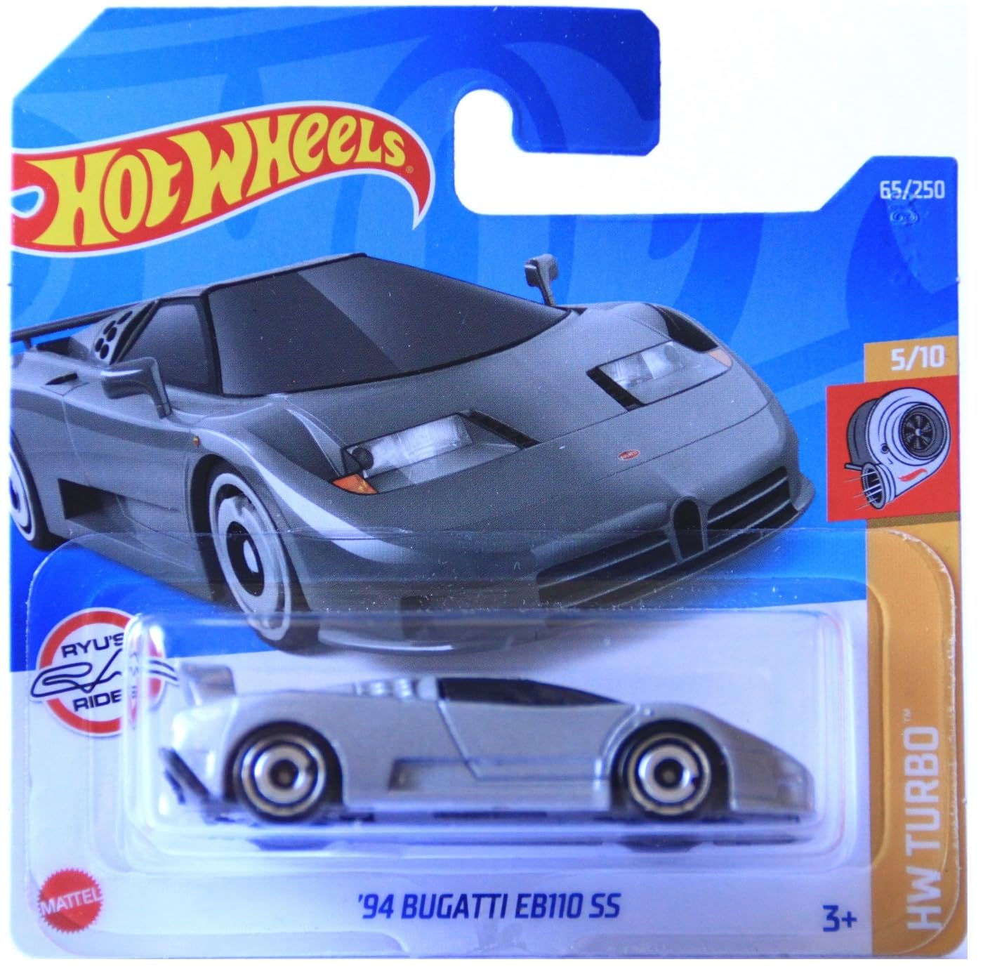 Hot Wheels - ´94 Bugatti EB110 SS - HW Turbo 5/10 - HCX91 - Short Card - Ryu's Rides - Mattel 2022