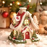 Pipihome Log Cabin Incense Burner - Gingerbread House Holiday Decor view 1