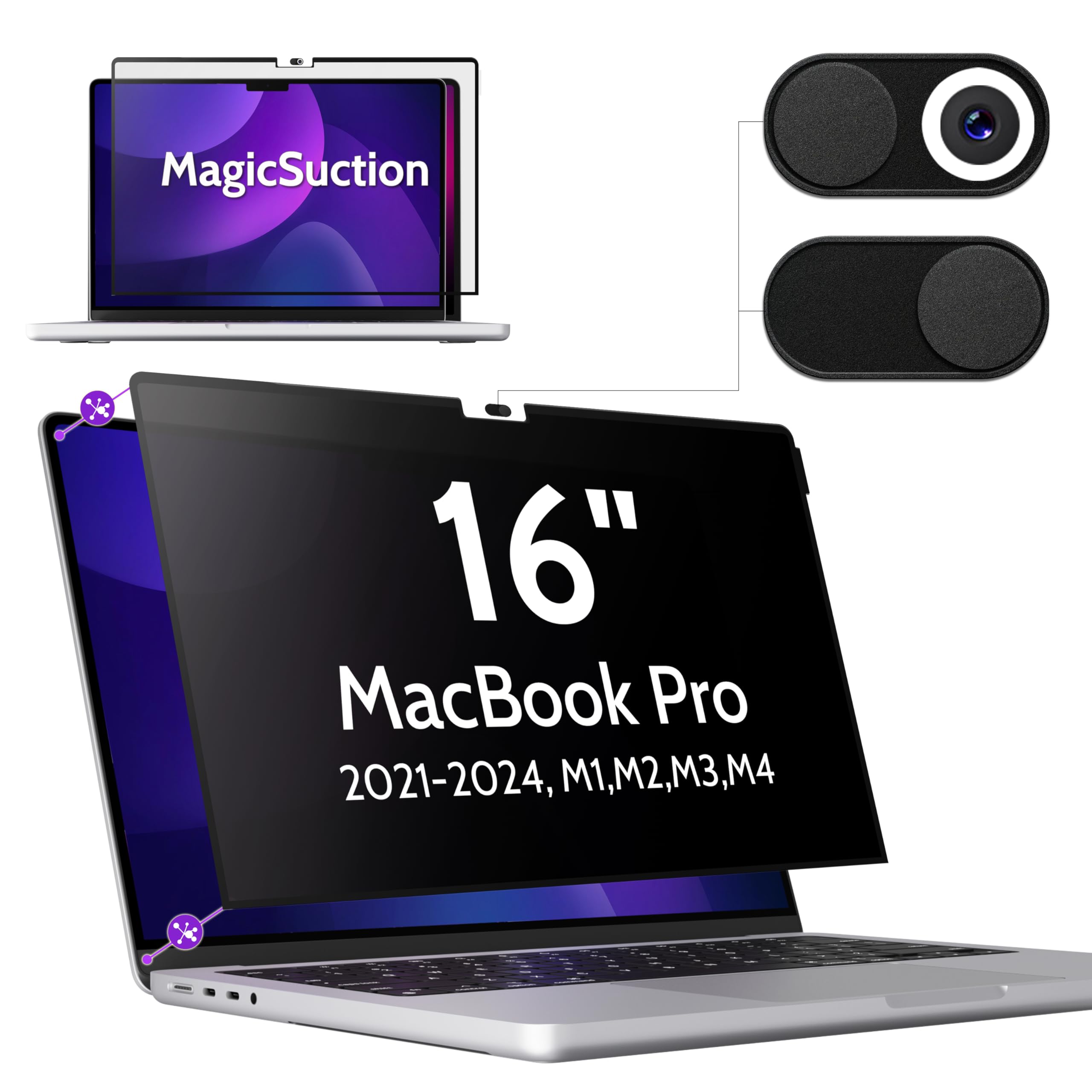Peslv Privacy Screen for MacBook Pro 16 Inch