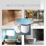 WUBAYI Shower Drain Cover 90mm 115mm Chrome Plated Removable Top Cap view 3