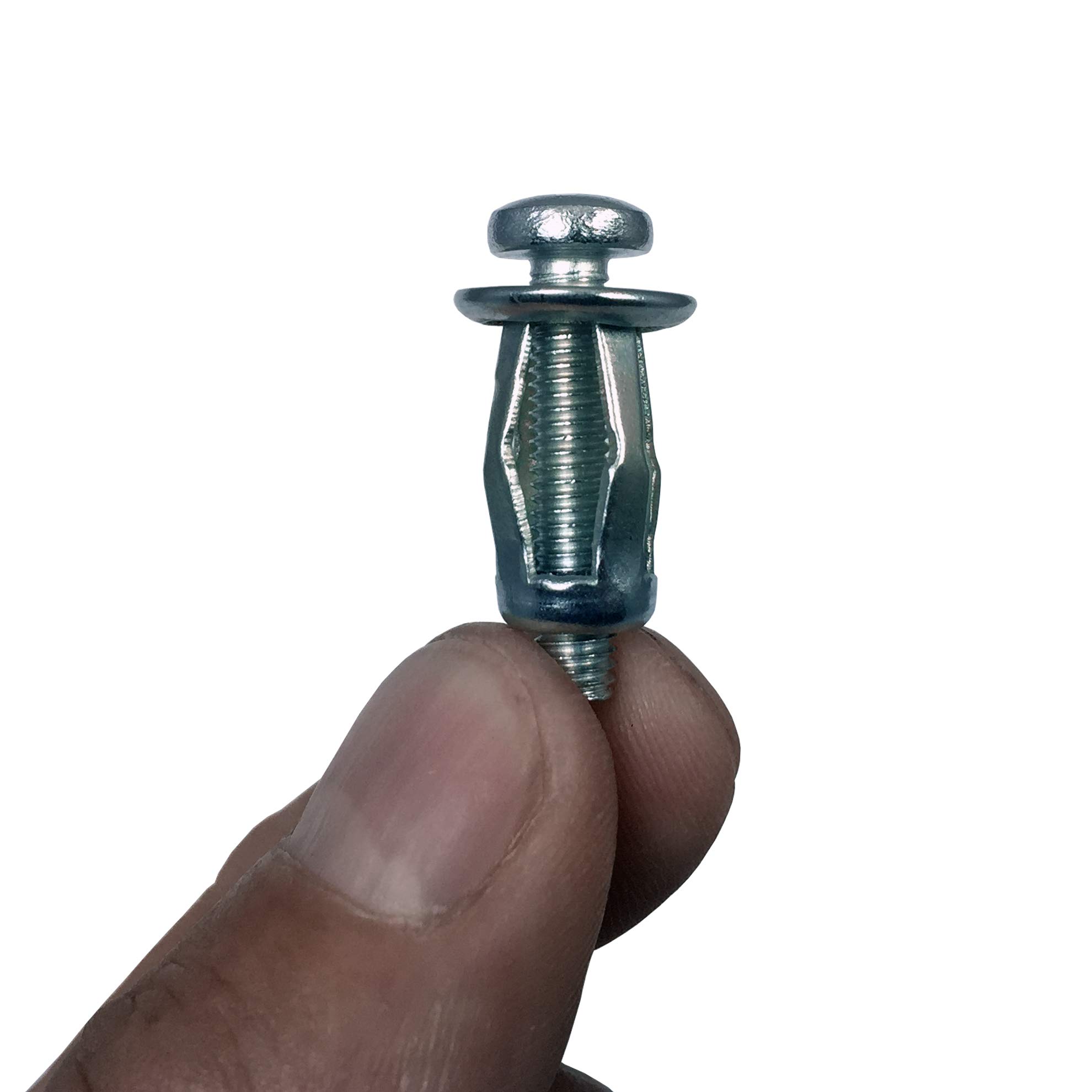 Jack Nut/Anchor with Screw M5 - metal expansion dowel for tin (Pack of 20)