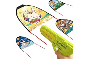 Fascryla Kite Launcher Toys,Kite Toy Set Kite Toy Ejection Kite Beach Toy Outdoor Toys for Kids, Launcher Ejection Kite Beach Toy