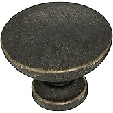 Franklin Brass - Fulton Warm Chestnut Round Cabinet Knobs 1-3/16" Easy Install, Durable Hardware for Drawers, Dresser, Kitche