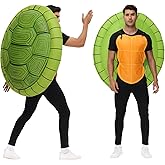 Tanganan Inflatable Turtle Costume for Adult, Halloween Cool Turtle Costumes Suit Women Men Blow up Costumes Funny Fancy Dress Party Costumes