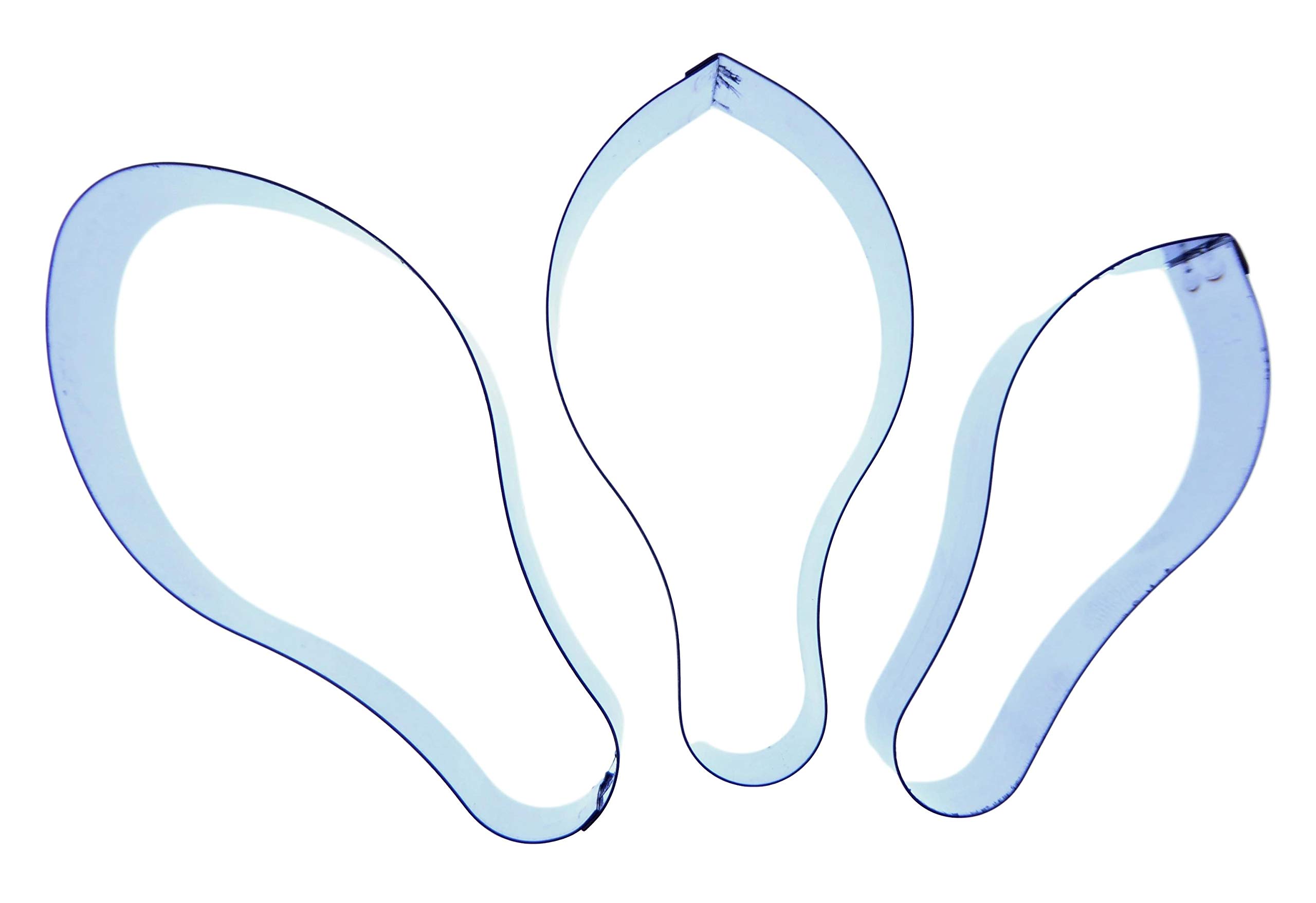 Magnolia - Stainless Steel Sugarcraft Cutters - Set of Sizes 80x39, 73x36 and 66x25mm - Valley Cutter Company - Sugarcraft, Cake Decorating, Polymer and Precious Metal Clay