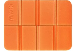 XAQISHIRE Outdoor Folding Foam Sit Mat Comfort Portable Reusable Waterproof Camping Seat Pad for Pinic, Hiking, Backpacking, Mountaineering, Trekking Outdoor Activities