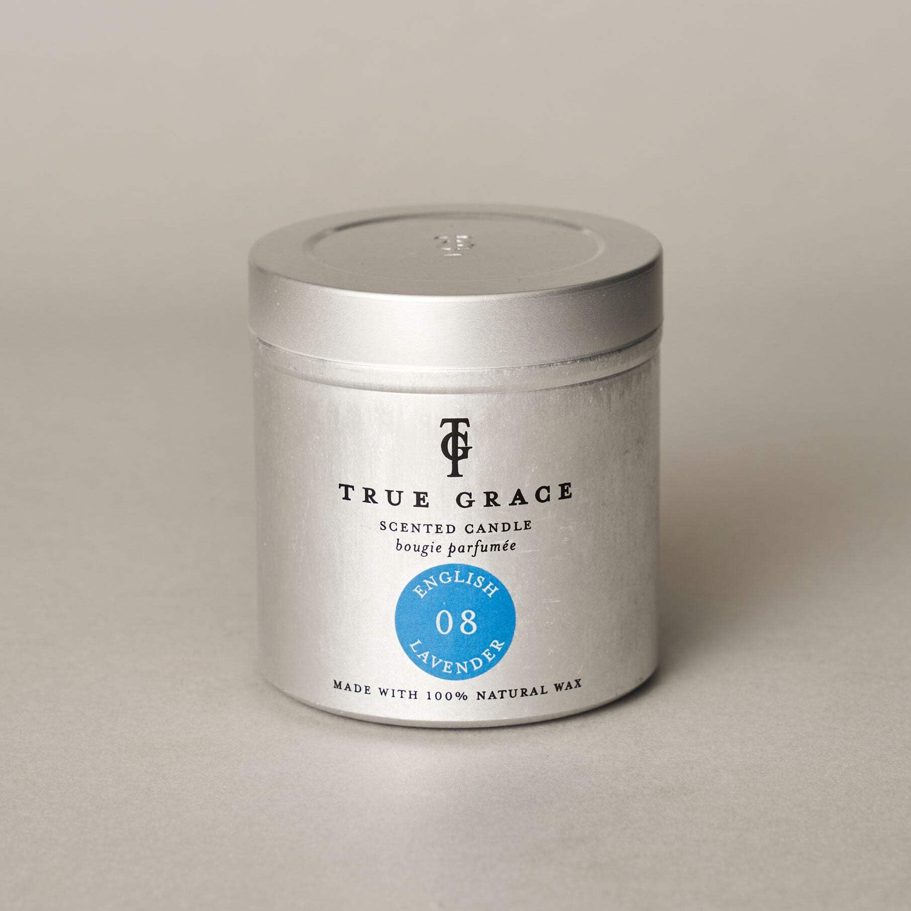 True Grace English Lavender Tin Candle