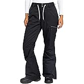 Roxy Women's Nadia Ski Pant – 10K Waterproof, Insulated, PFAS-Free, Adjustable Waist & Snow Gaiters