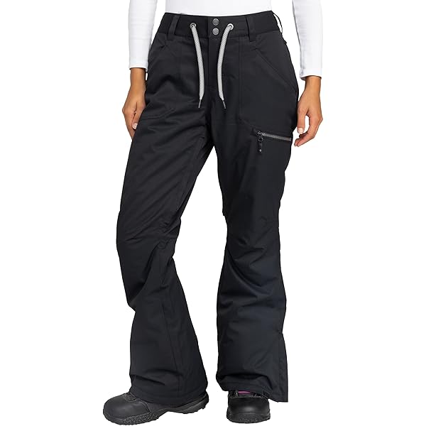 スキー Roxy Nadia Printed Pants True Black IziS Nadia Printed - Insulated Snow Pants for Women - Women's Black
