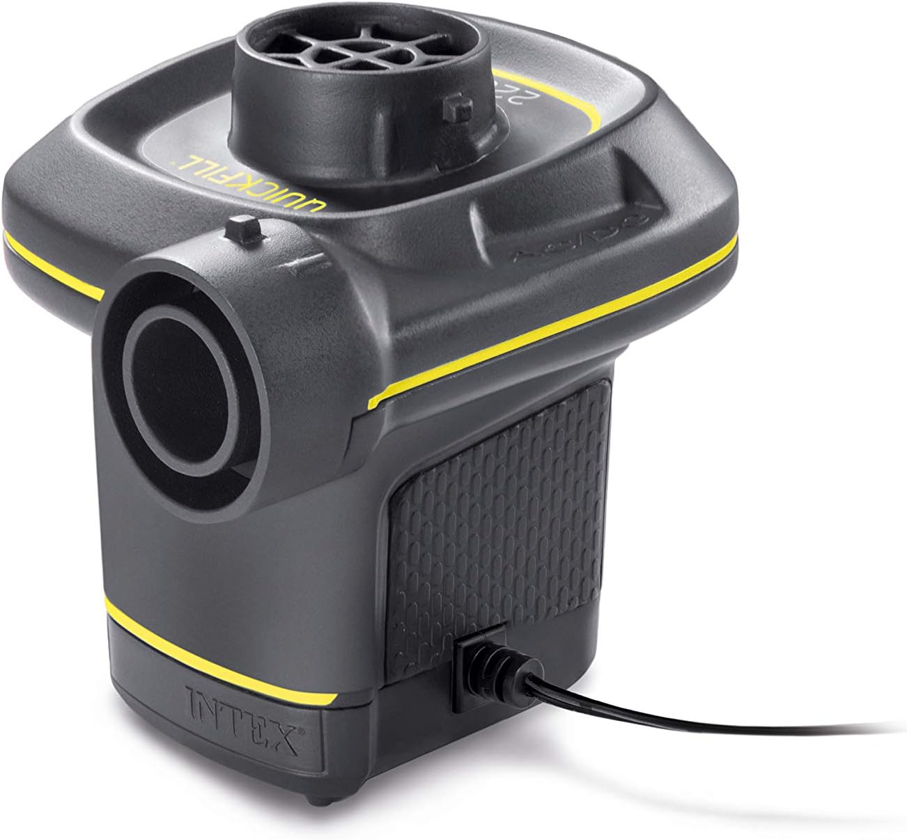 Intex 230 Volt Quick-Fill AC/DC Electric Pump (UK 3-pin Plug), Grey