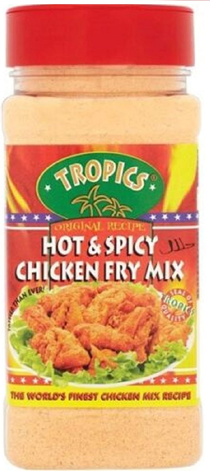 1x 750g Tropics Hot & Spicy Chicken Fry Mix The Worlds Finest Chicken