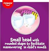 Colgate Kids Toothbrush 3-5 Years Super Soft Bristles Small Head White Tips view 6