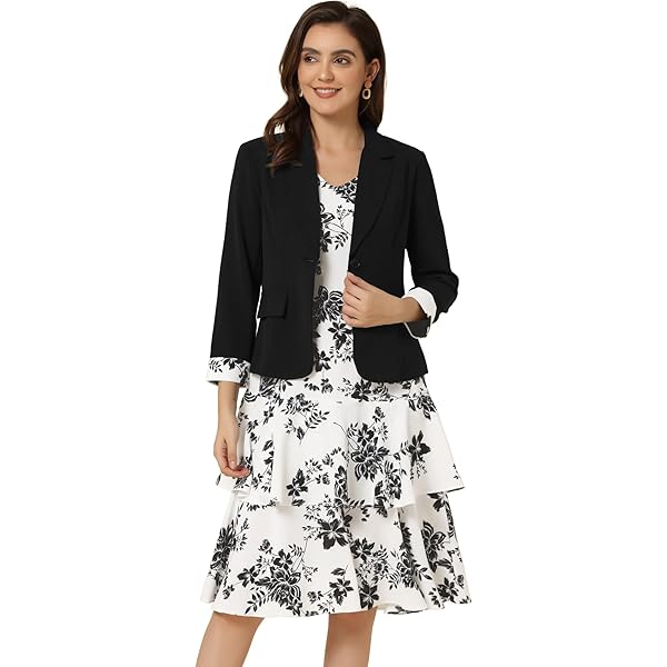 Danny & Nicole Women's Sleeveless Sheath Dress with Longline Jacket, Black  Teal Wave, 8 at Amazon Women's Clothing store