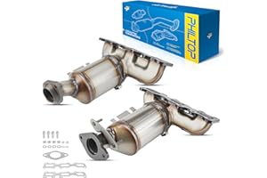 PHILTOP Left and Right Catalytic Converter Kit Fit For 2013-2019 Explorer/Taurus/Flex 3.5/3.7L, 2015-2018 Edge 3.5/3.7L, 2013-2016 MKZ/MKS 3.7L Replace 19517, 19516, 16728, 16721(EPA Compliant)