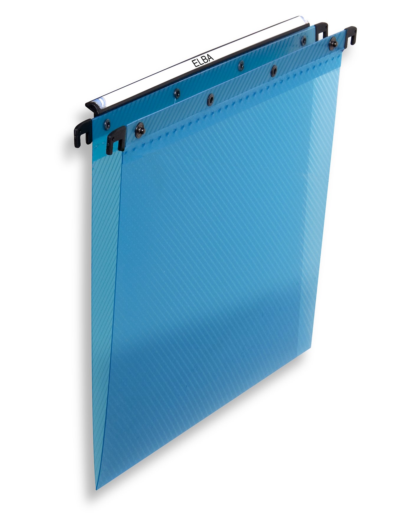 Elba 100330382 Design Hanging Folder Polypropylene A4 Translucent Ring Binder Pack of 10 Blue