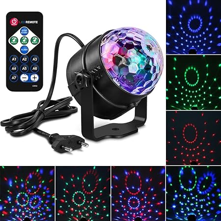 Discokugel Furado Partybeleuchtung Discokugel Partylicht Led Buhnenbeleuchtung Disco Party Lichter Led Lichteffekte Partybeleuchtung 7 Farbe Rgb Musik Buhne Dj Effekt Lampe Buhnenbeleuchtung Led Disco Licht Mit Fernbedienung Fur Weihnachten Halloween